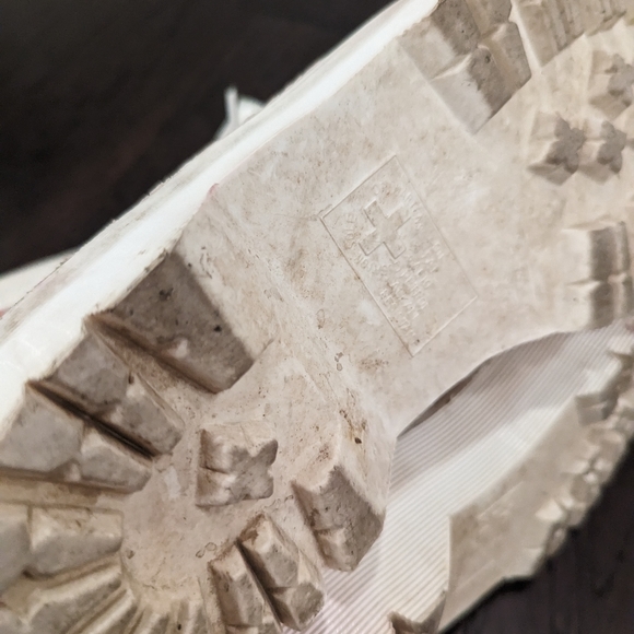 DOC MARTENS Molly Glitter platform lace-up combat boots size 11 - Picture 14 of 14